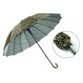 La peau animale conçoit le parapluie droit en dentelle de dôme (YS-SA23083908R)